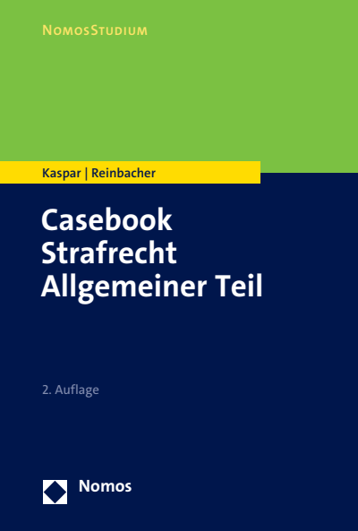 Cover des Buchs: Casebook Strafrecht Allgemeiner Teil