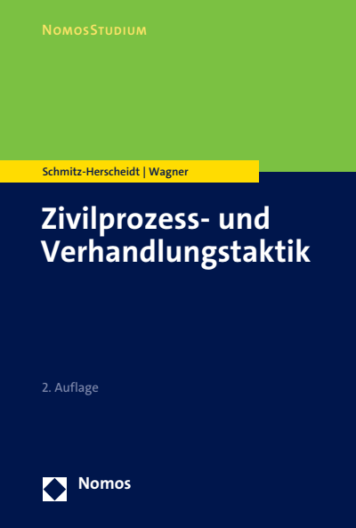 Cover des Buchs: Zivilprozess- und Verhandlungstaktik