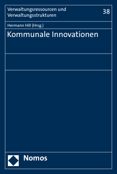 Cover of book: Kommunale Innovationen