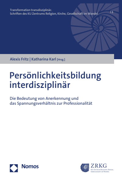 Cover of book: Persönlichkeitsbildung interdisziplinär
