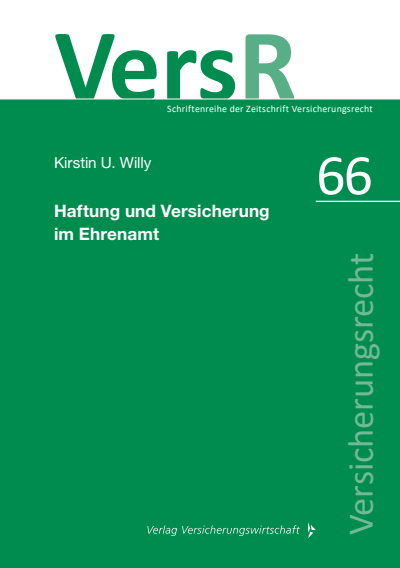 Cover of book: Haftung und Versicherung im Ehrenamt