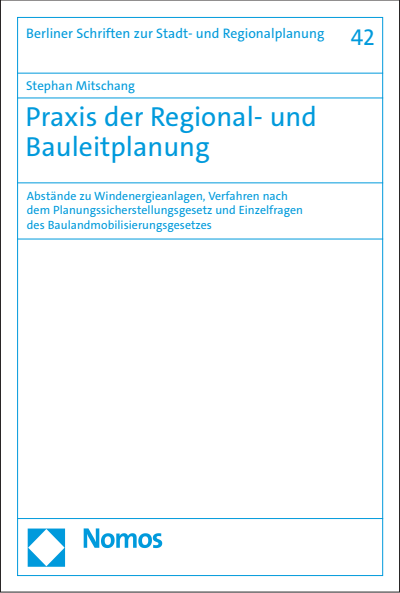 Cover of book: Praxis der Regional- und Bauleitplanung
