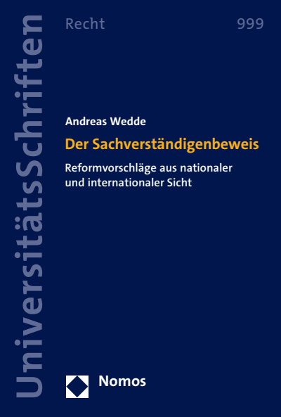 Cover des Buchs: Der Sachverständigenbeweis