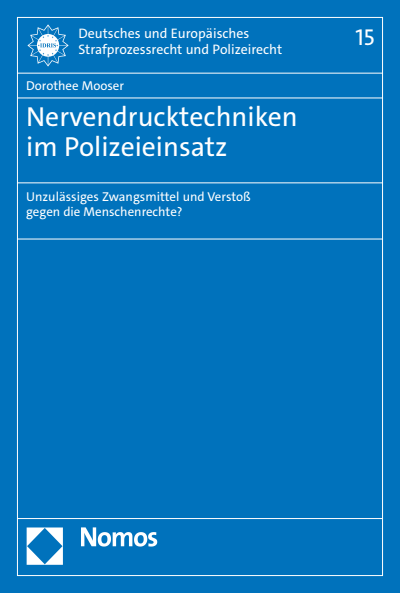 Cover des Buchs: Nervendrucktechniken im Polizeieinsatz