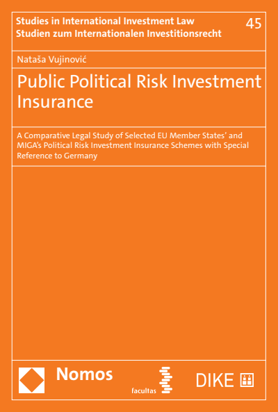 Cover des Buchs: Public Political Risk Investment Insurance