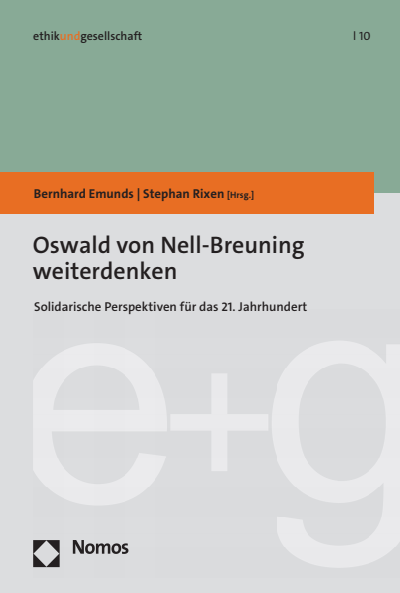 Cover des Buchs: Oswald von Nell-Breuning weiterdenken