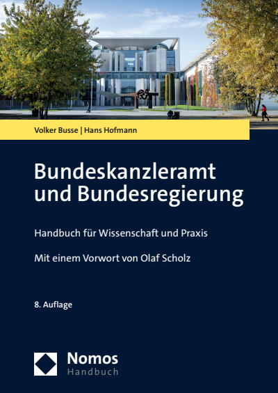 Cover des Buchs: Bundeskanzleramt und Bundesregierung