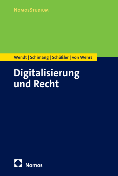 Cover des Buchs: Digitalisierung und Recht