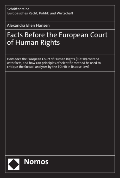 Cover des Buchs: Facts Before the European Court of Human Rights