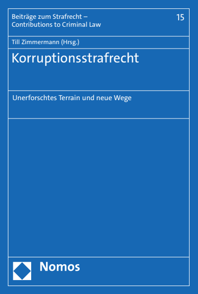 Cover des Buchs: Korruptionsstrafrecht