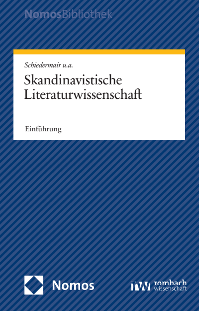 Cover of book: Skandinavistische Literaturwissenschaft