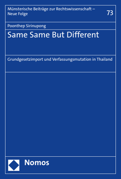 Cover of book: Same Same But Different