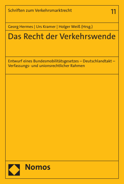Cover des Buchs: Das Recht der Verkehrswende