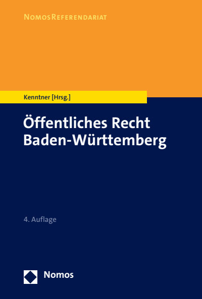 Cover of book: Öffentliches Recht Baden-Württemberg