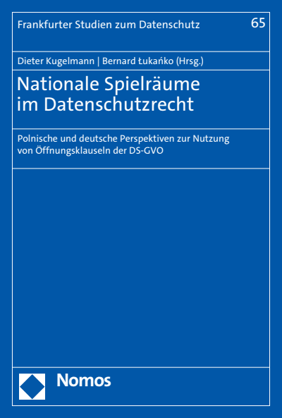 Cover des Buchs: Nationale Spielräume im Datenschutzrecht