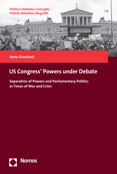 Cover of book: US Congress’ Powers under Debate