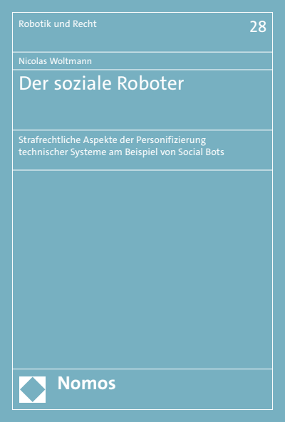 Cover of book: Der soziale Roboter