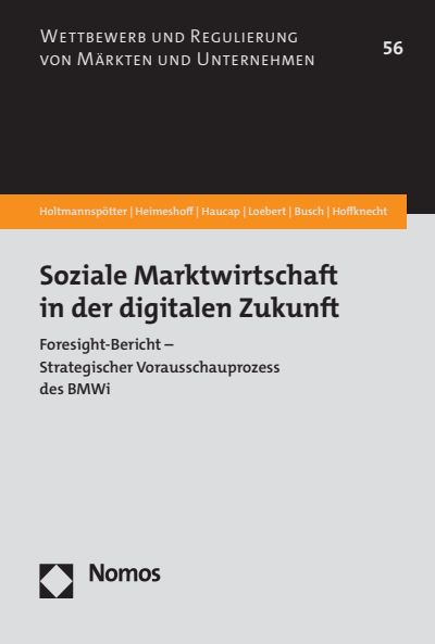 Cover des Buchs: Soziale Marktwirtschaft in der digitalen Zukunft