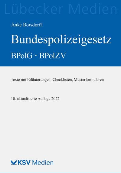 Cover des Buchs: Bundespolizeigesetz BPolG - BPolZV