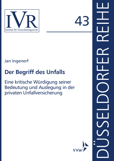 Cover of book: Der Begriff des Unfalls