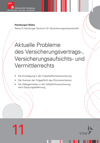 Cover of book: Aktuelle Probleme des Versicherungsvertrags-, Versicherungsaufsichts- und Vermittlerrechts