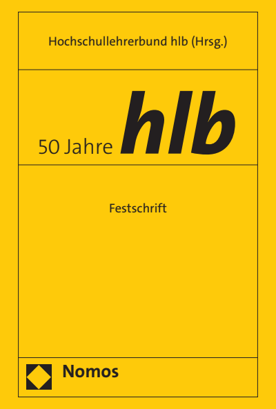 Cover des Buchs: 50 Jahre hlb