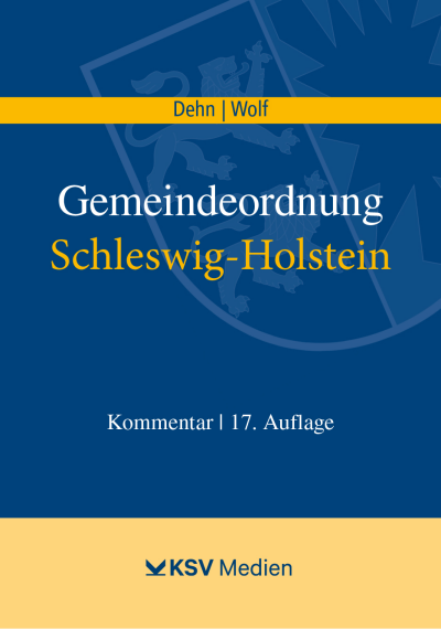 Cover des Buchs: Gemeindeordnung Schleswig-Holstein