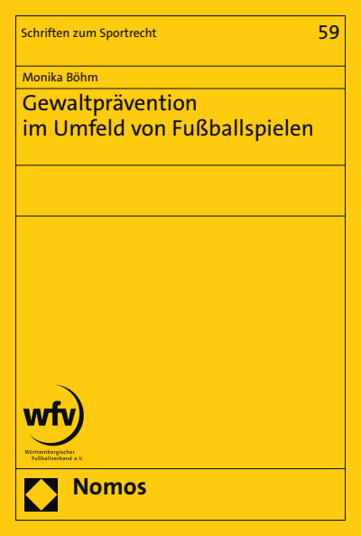 Cover of book: Gewaltprävention im Umfeld von Fußballspielen