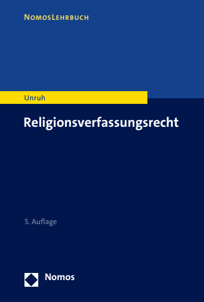 Cover des Buchs: Religionsverfassungsrecht