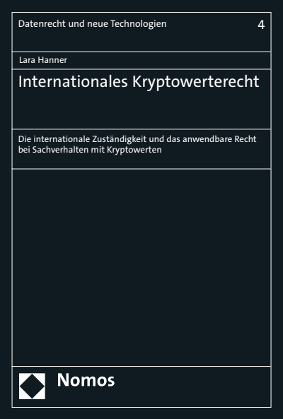 Cover of book: Internationales Kryptowerterecht