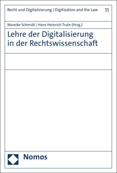 Cover des Buchs: Lehre der Digitalisierung in der Rechtswissenschaft
