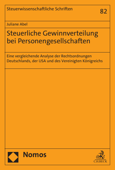 Cover des Buchs: Steuerliche Gewinnverteilung bei Personengesellschaften