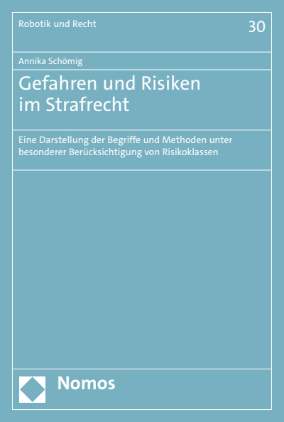 Cover of book: Gefahren und Risiken im Strafrecht