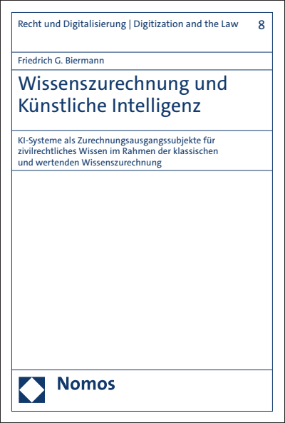 Cover des Buchs: Wissenszurechnung und Künstliche Intelligenz
