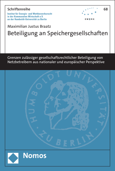Cover des Buchs: Beteiligung an Speichergesellschaften