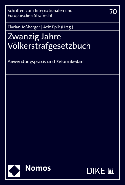 Cover des Buchs: Zwanzig Jahre Völkerstrafgesetzbuch