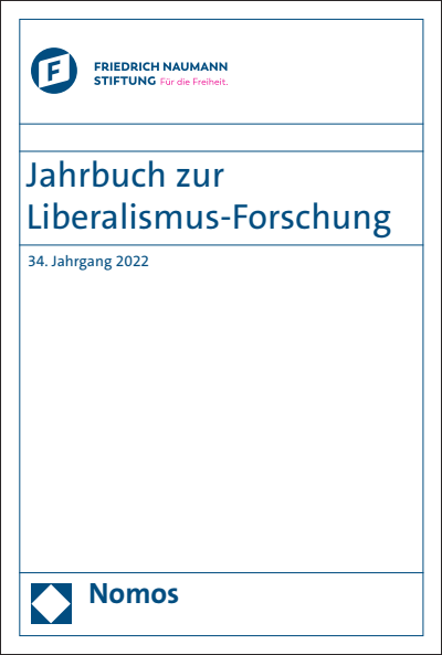 Cover of book: Jahrbuch zur Liberalismus-Forschung