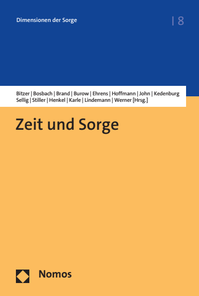 Cover of book: Zeit und Sorge