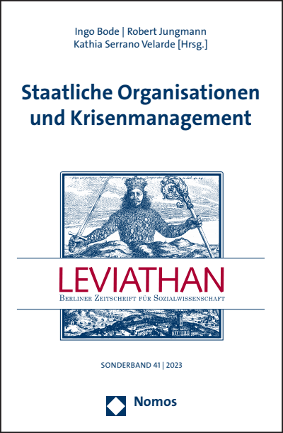 Cover des Buchs: Staatliche Organisationen und Krisenmanagement