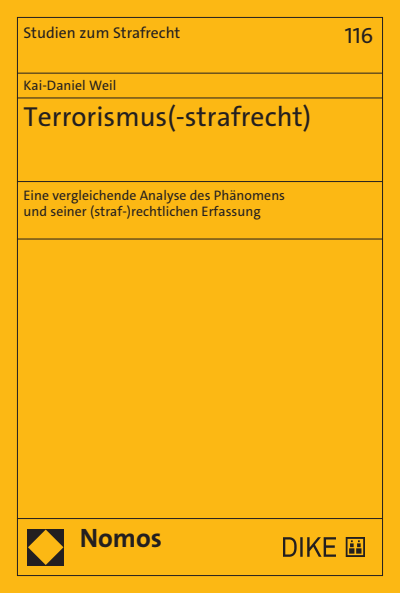 Cover des Buchs: Terrorismus(-strafrecht)