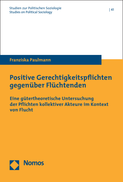 Cover of book: Positive Gerechtigkeitspflichten gegenüber Flüchtenden