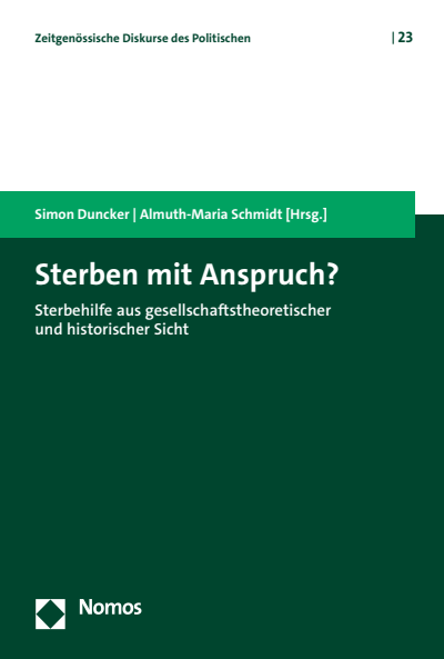 Cover of book: Sterben mit Anspruch?