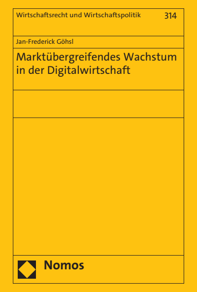 Cover des Buchs: Marktübergreifendes Wachstum in der Digitalwirtschaft