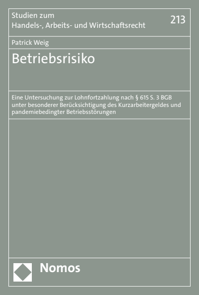 Cover des Buchs: Betriebsrisiko