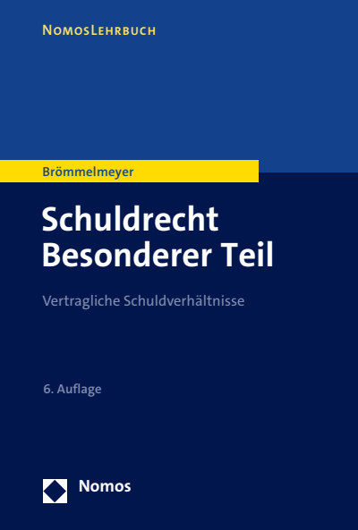 Cover des Buchs: Schuldrecht Besonderer Teil