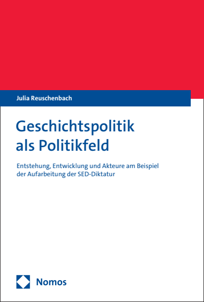Cover of book: Geschichtspolitik als Politikfeld