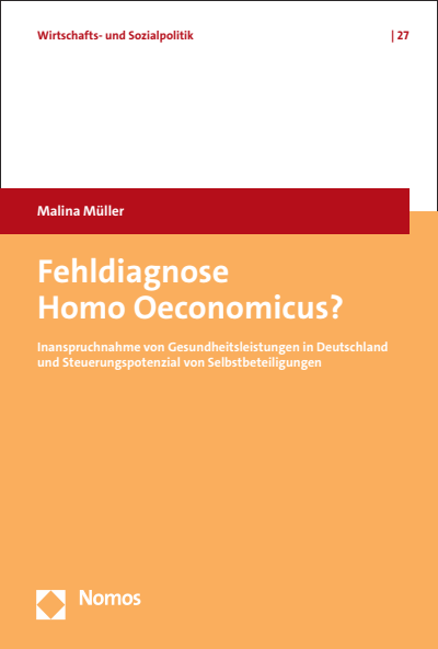 Cover of book: Fehldiagnose Homo Oeconomicus?