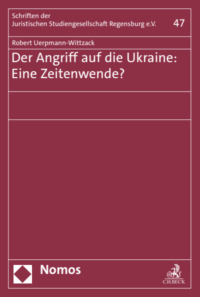 Cover des Buchs: Der Angriff auf die Ukraine: Eine Zeitenwende?