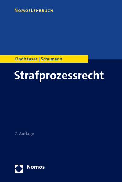 Cover des Buchs: Strafprozessrecht