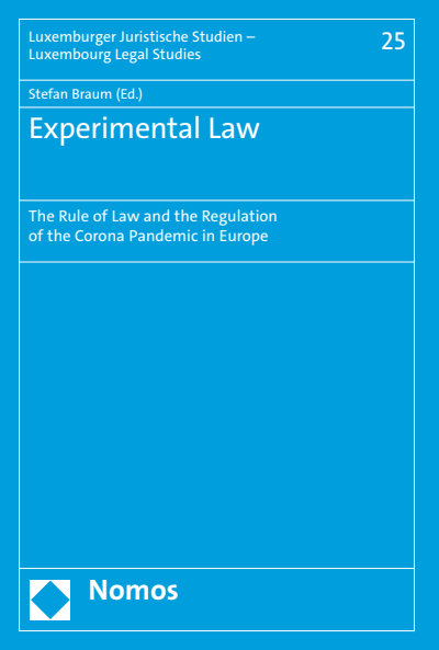 Cover des Buchs: Experimental Law